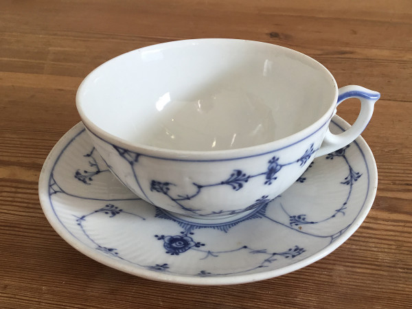 Musselmalet / Blue Fluted: Große Teetasse