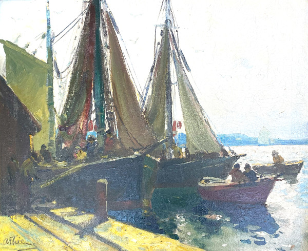 Anthony Thieme (1888-1954): Drying Sails