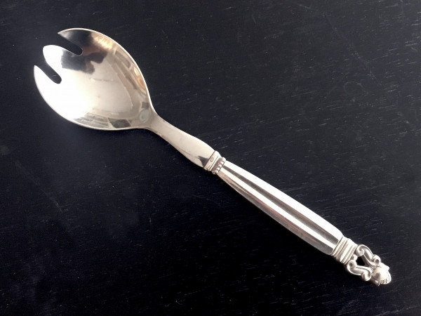 KÖNIG / ACIORN (Georg Jensen): Salatgabel, groß