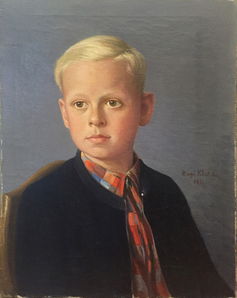 Hugo Köcke (1874-1956): Portrait eines Jungen