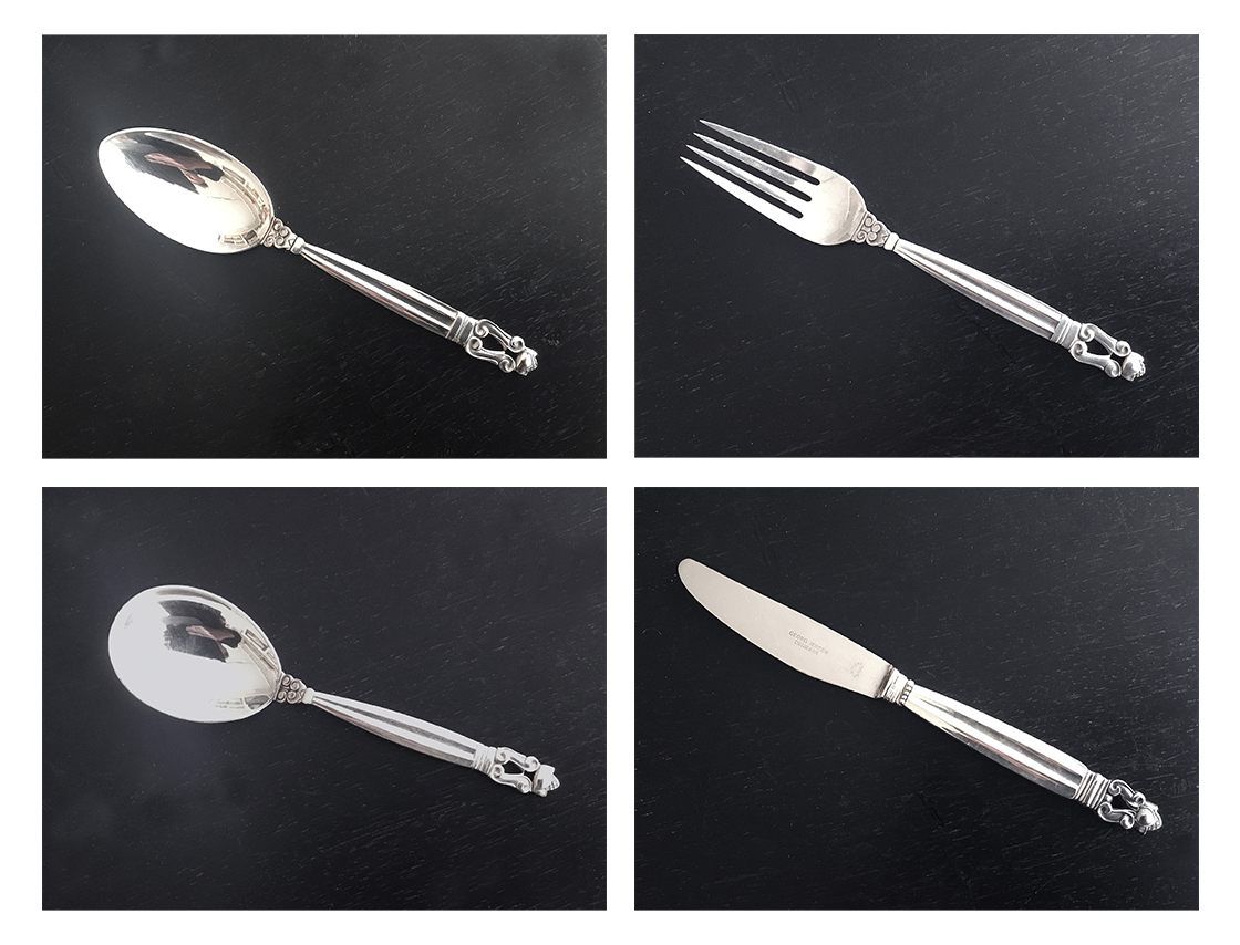 Edles Silberbesteck von Georg Jensen