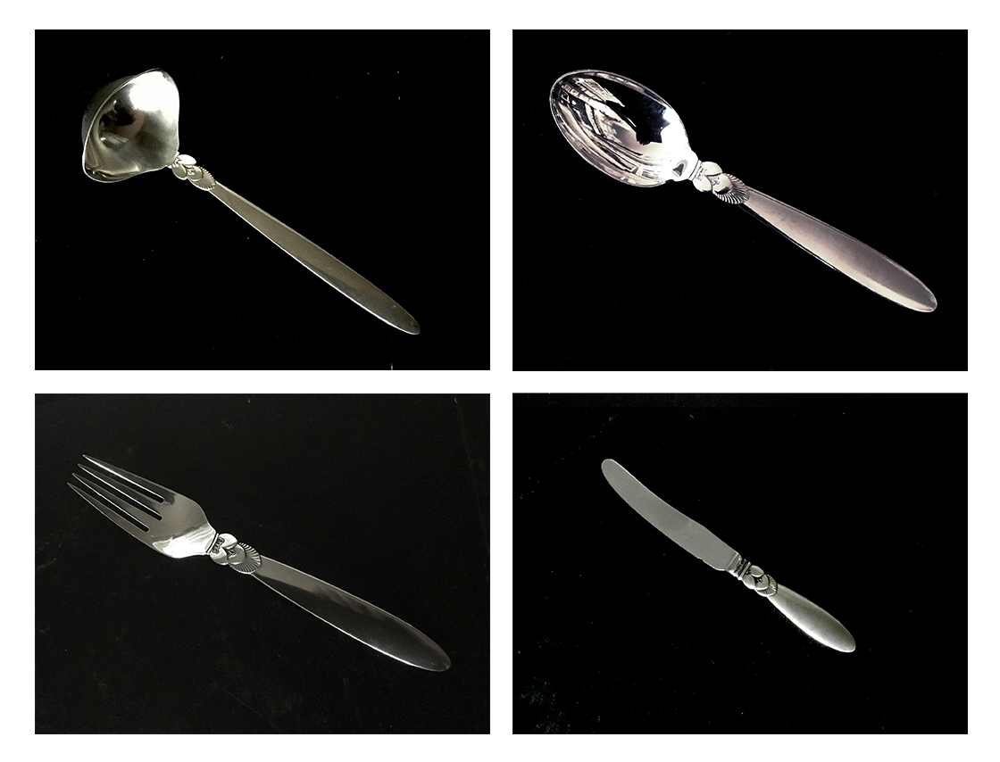 Silberbesteck von Georg Jensen